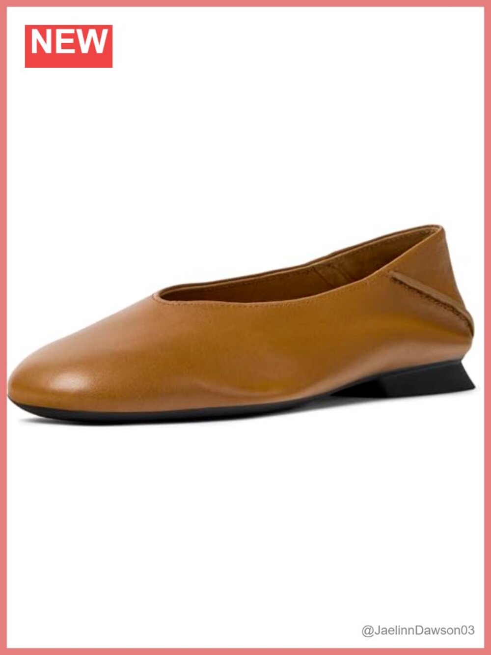 Camper Women's Leather Loafers Slip-Ons Round Toe Casual